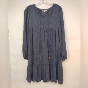 L Love Women's Grey Tunic/Dress Size (L)